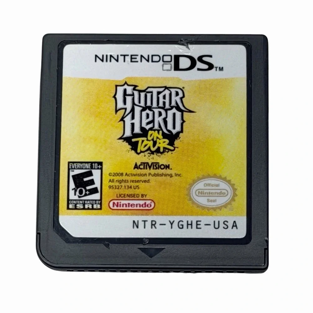 Guitar Hero: On Tour (Nintendo DS, 2008) CARTRIDGE ONLY Tested & Working